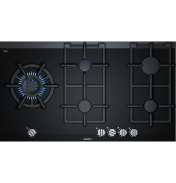 SIEMENS ER9A6SD70 table de cuisson au gaz - 90cm